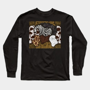 Exotic Animal Print collection Long Sleeve T-Shirt